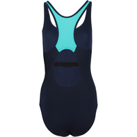 Ras bañador natación mujer RONDA SPORT AZUL vista trasera