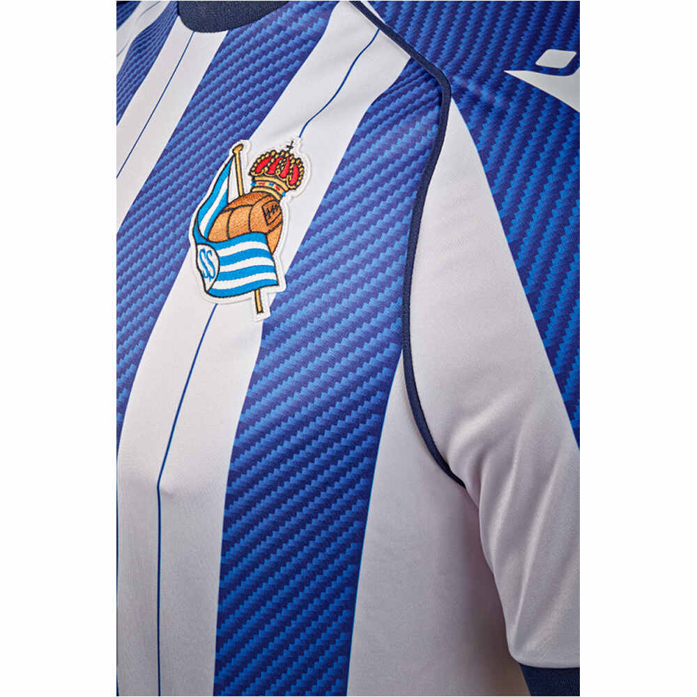 Real Sociedad camiseta de fútbol oficiales 25/26 PRIMERA EQUIPACION AZUL vista detalle