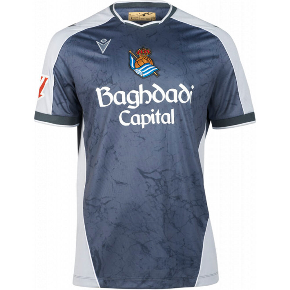 Real Sociedad camiseta de fútbol oficiales 25/26 SEGUNDA EQUIPACION  vista frontal