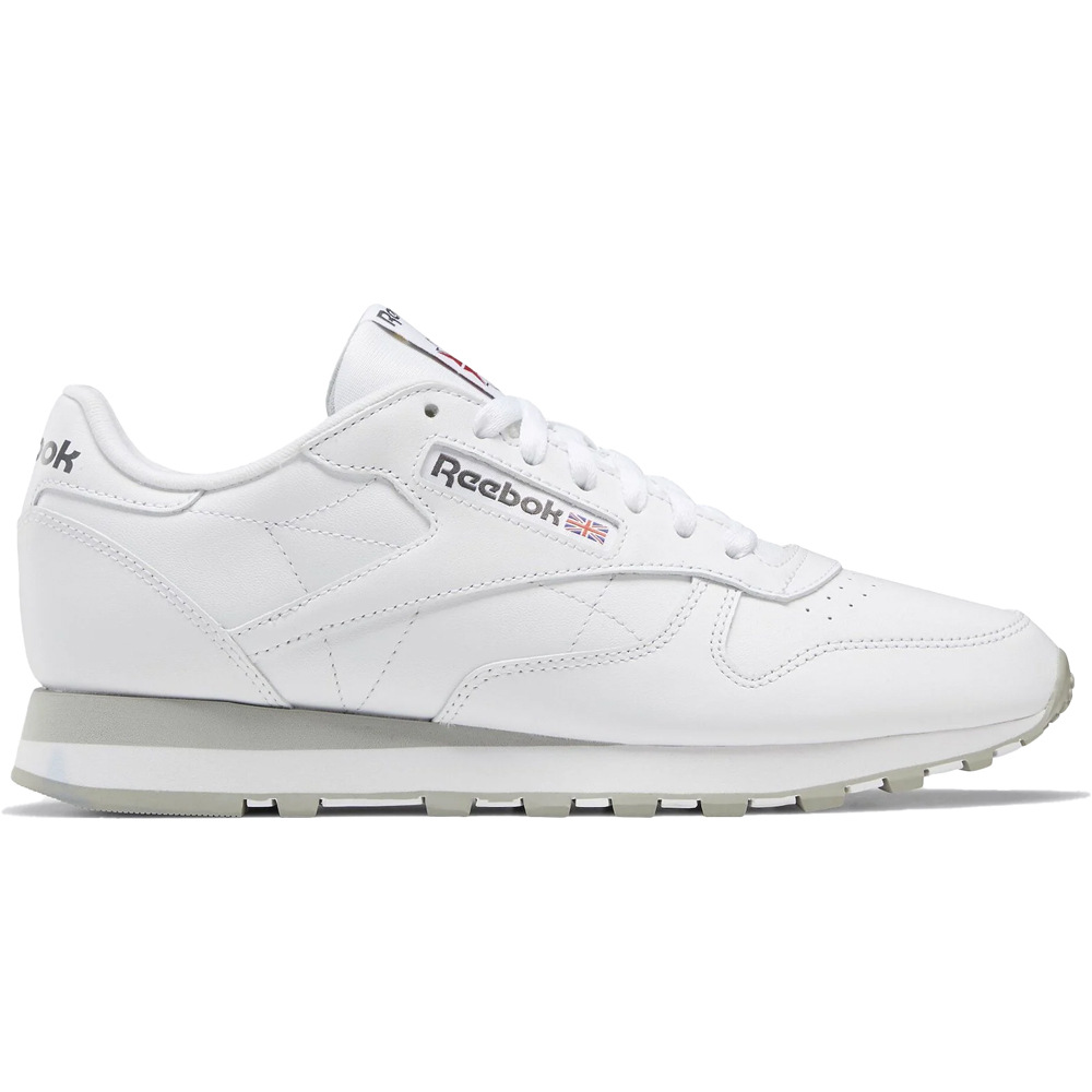 Reebok zapatilla moda hombre Classic Leather BLANCO lateral exterior