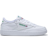 Reebok zapatilla moda mujer CLUB C 85 BLANCO lateral exterior