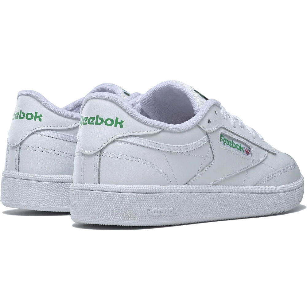 Reebok zapatilla moda mujer CLUB C 85 BLANCO vista trasera