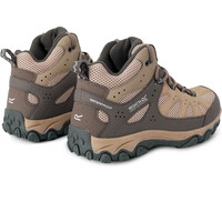 Regatta bota trekking mujer EDGE POINT IV MID MARRON vista trasera