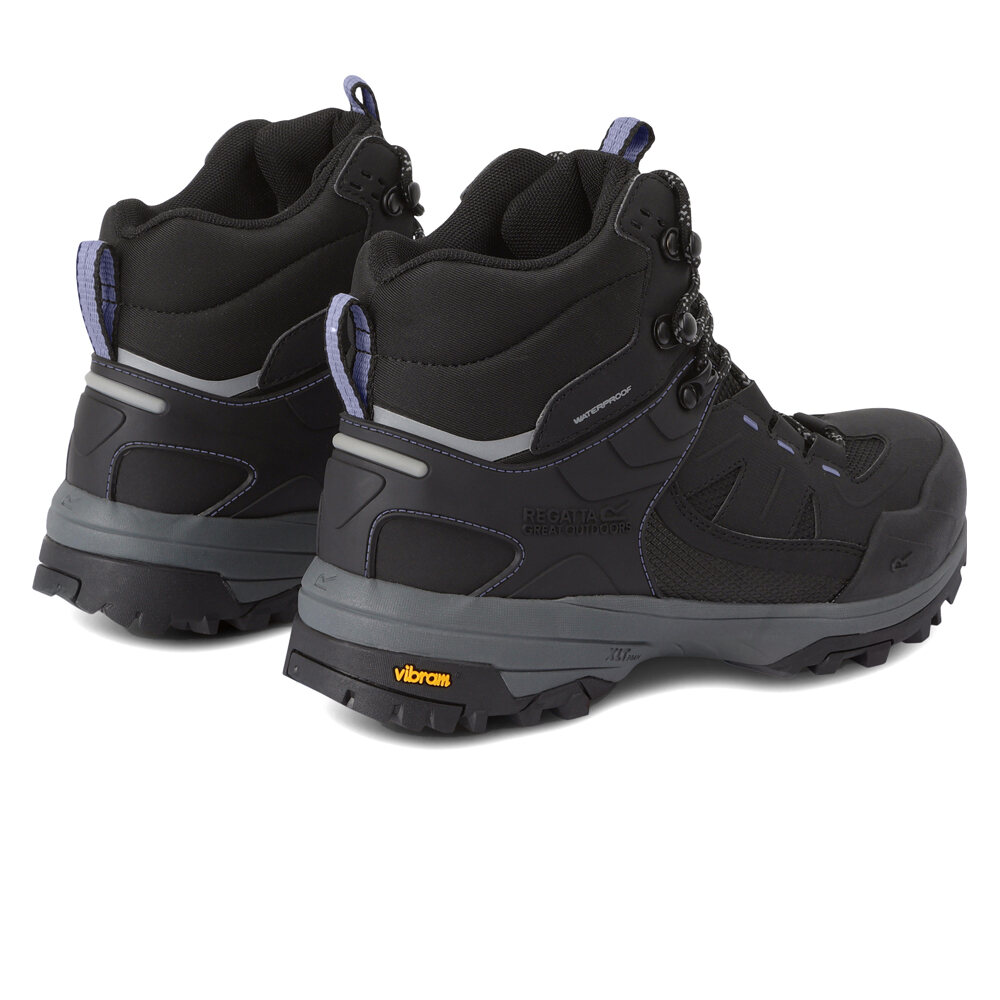 Regatta bota trekking mujer REGEN NEGRO vista trasera