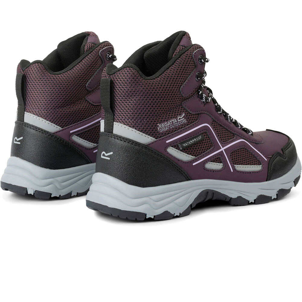 Regatta bota trekking mujer VENDEAVOUR MORADO lateral interior