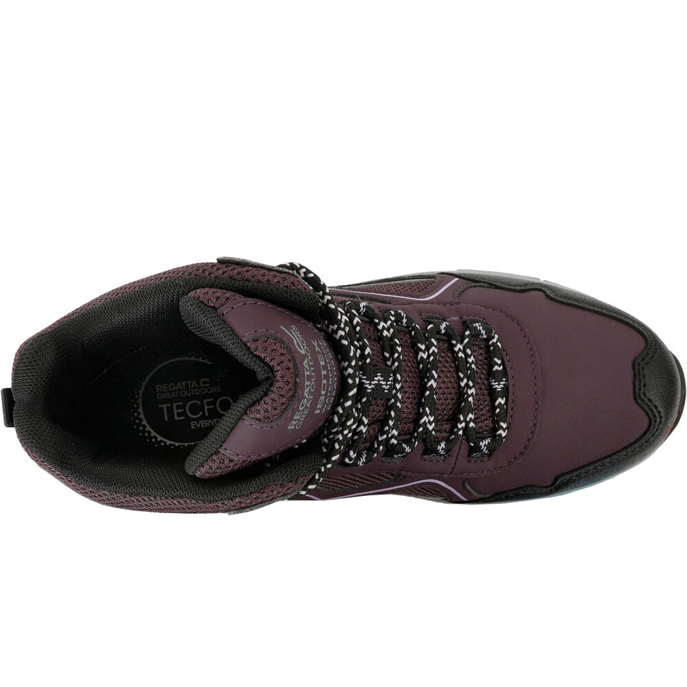 Regatta bota trekking mujer VENDEAVOUR MORADO vista superior