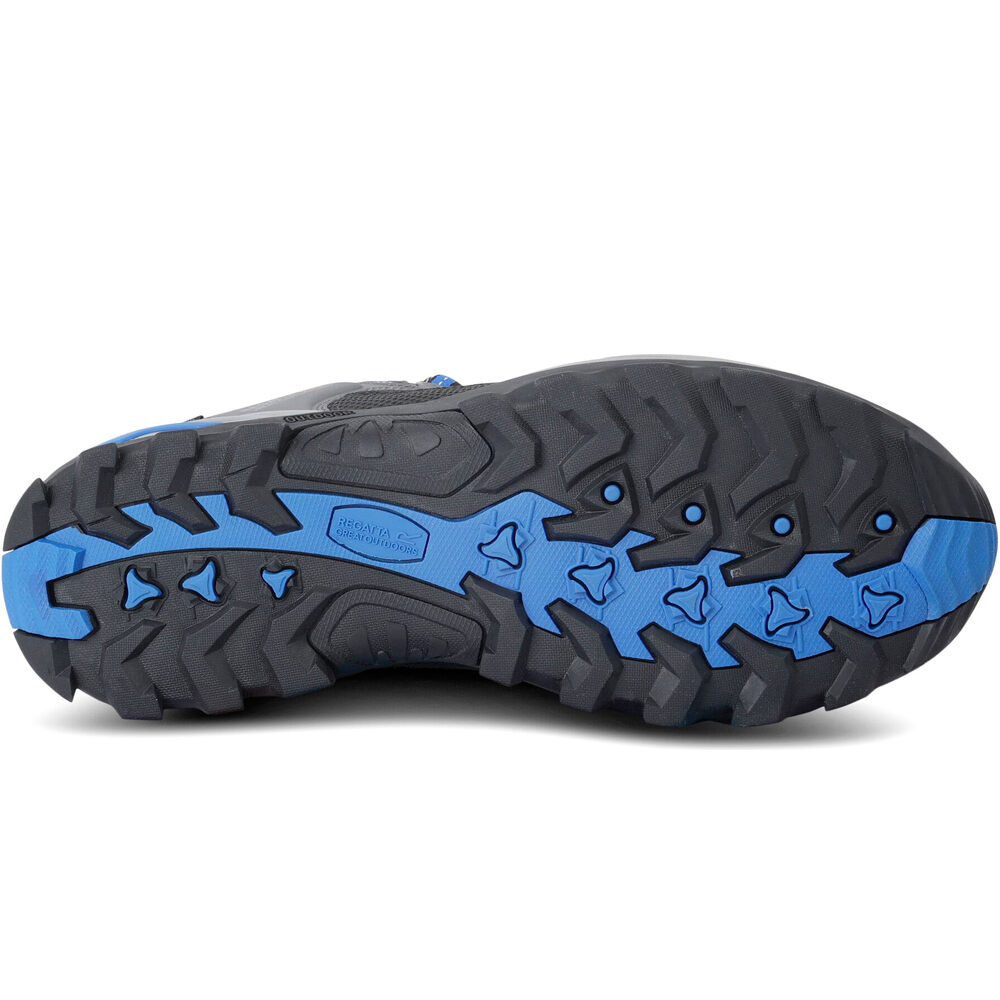 Regatta zapatilla trekking hombre SAMARIS III LOW GRIS vista trasera