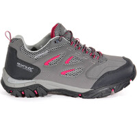 Regatta zapatilla trekking mujer HOLCOMBE IEP LOW GRIS lateral exterior