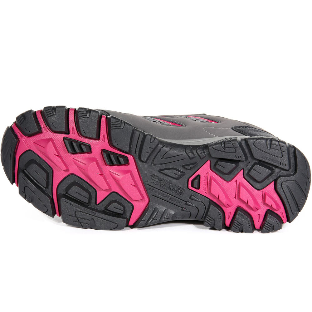 Regatta zapatilla trekking mujer HOLCOMBE IEP LOW GRIS vista superior