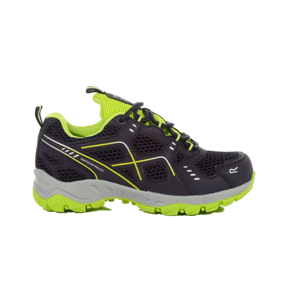Regatta zapatilla trekking niño VENDEAVOUR AZUL lateral exterior