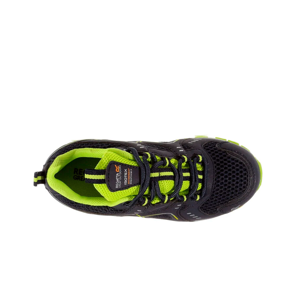Regatta zapatilla trekking niño VENDEAVOUR AZUL vista superior