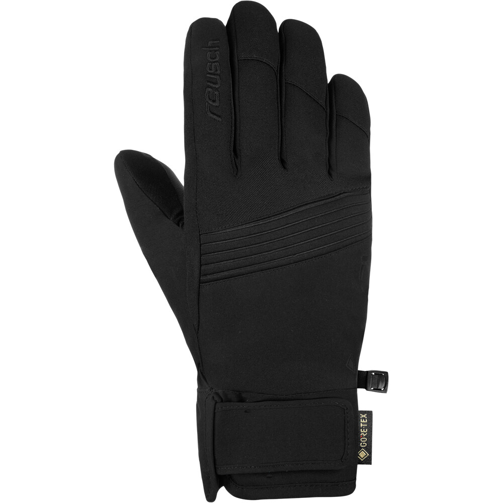 Reusch guantes esquí hombre FERGUS GORE-TEX NEGRO vista trasera
