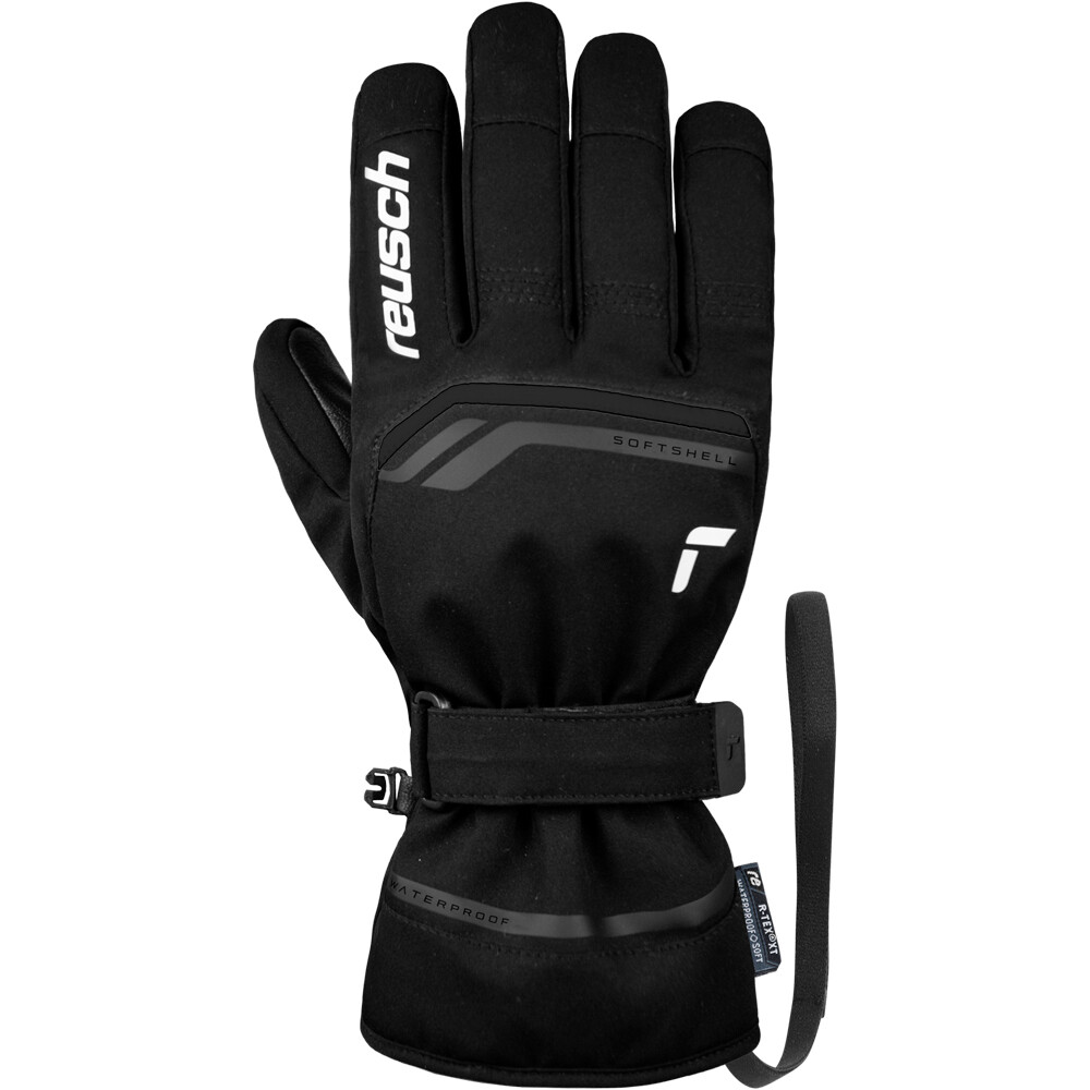 Reusch guantes esquí hombre PRIMUS R-TEX XT NEGRO vista trasera