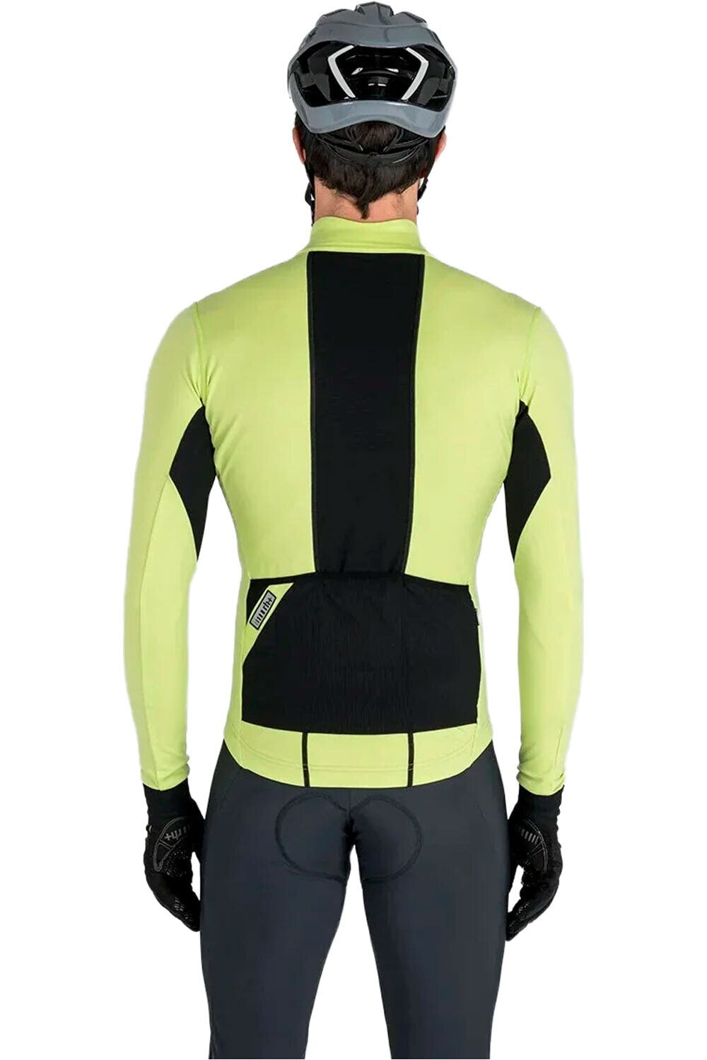 Rh+ maillot manga larga hombre XTRM VERDE vista trasera