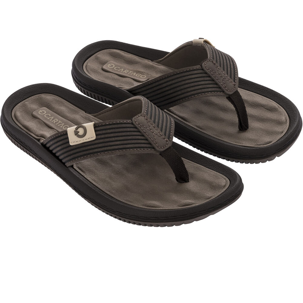 Rider chanclas hombre CARTAGO DUNAS VI MARRON lateral interior