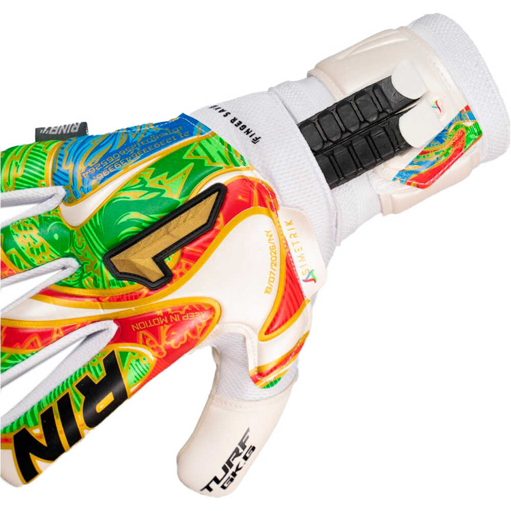 Rinat guantes portero ASIMETRIK SPINE TURF BLANCO 04