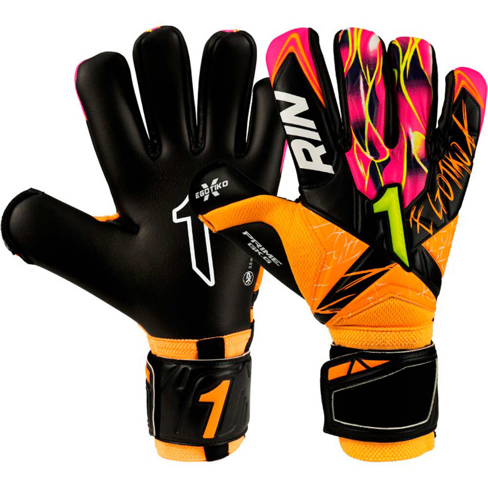 Rinat guantes portero EGOTIKO X PRIME NARANJA vista frontal