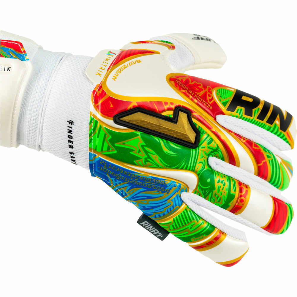 Rinat guantes portero infantil ASIMETRIK SPINE TURF BLANCO 01