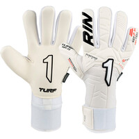 Rinat guantes portero KRATOS TURF BLANCO vista frontal