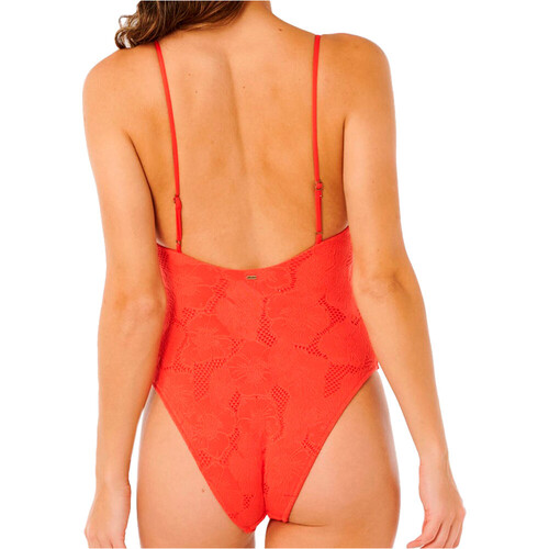 Rip Curl bañador natación mujer OASIS V WIRE MULTI FIT 1PC ROJO