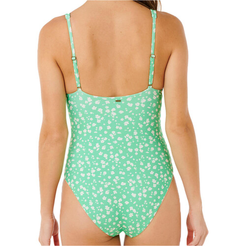 Rip Curl bañador natación mujer SURF SIDE GOOD ONE PIECE VERDE
