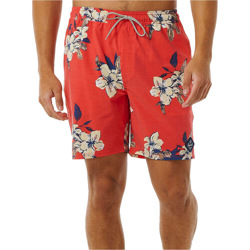 Rip Curl bañador playa hombre ALOHA HOTEL VOLLEY ROJO