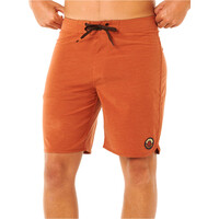 Rip Curl bañador playa hombre MIRAGE PACIFIC RINSE EASY MARRON vista frontal