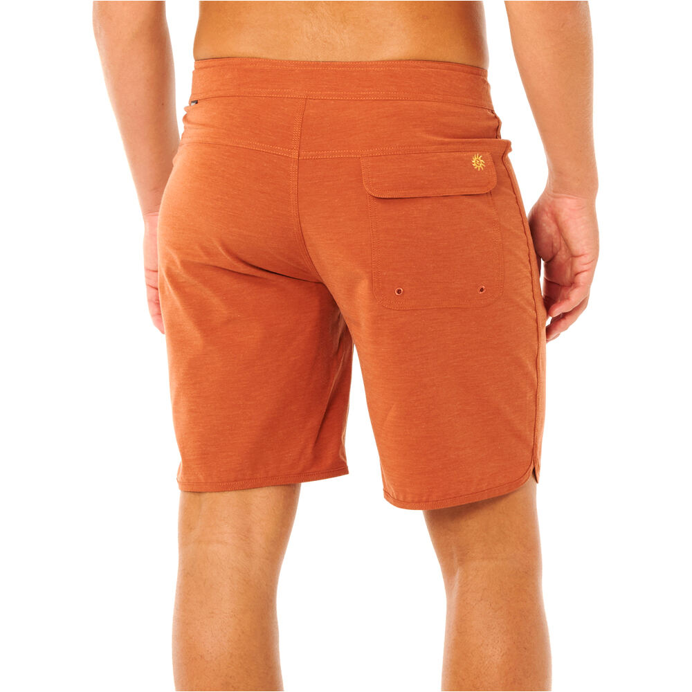Rip Curl bañador playa hombre MIRAGE PACIFIC RINSE EASY MARRON vista trasera