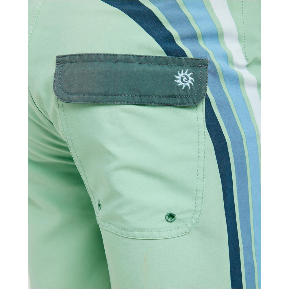 Rip Curl bañador playa hombre MIRAGE PACIFIC RINSE REVIVAL VERDE vista detalle