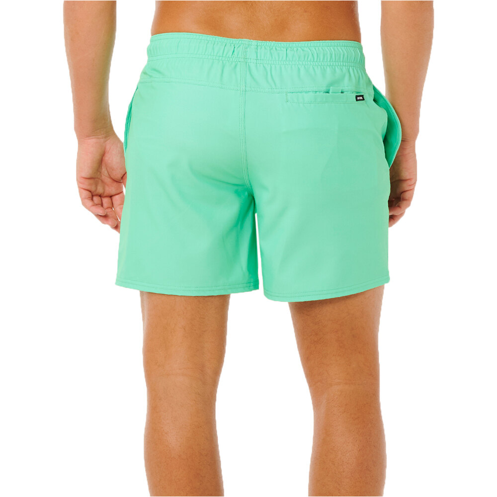 Rip Curl bañador playa hombre OFFSET DAILY VERDE vista trasera