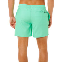 Rip Curl bañador playa hombre OFFSET DAILY VERDE vista trasera