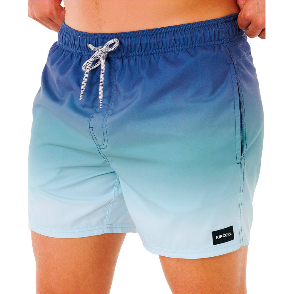 Rip Curl bañador playa hombre OFFSET FADE VOLLEY AZUL vista detalle
