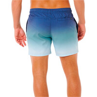 Rip Curl bañador playa hombre OFFSET FADE VOLLEY AZUL vista trasera