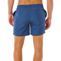 Rip Curl bañador playa hombre STREAMLINE HEATHER VOLLEY AZUL vista trasera