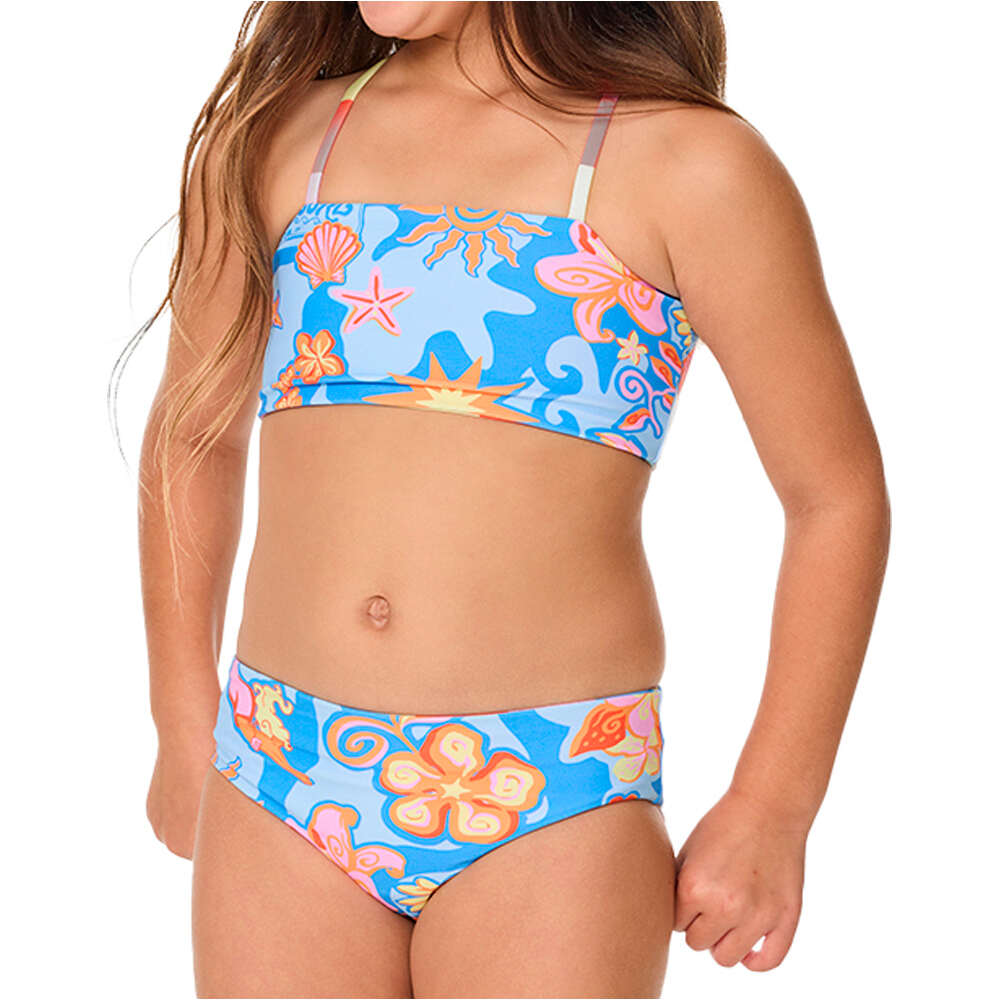 Rip Curl bañador playa niña SURF MAGIC REVO  vista detalle