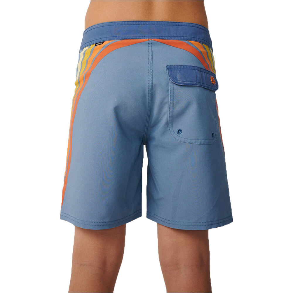 Rip Curl bañador playa niño PACIFIC RINSE MIRAGE-BOY AZUL vista trasera