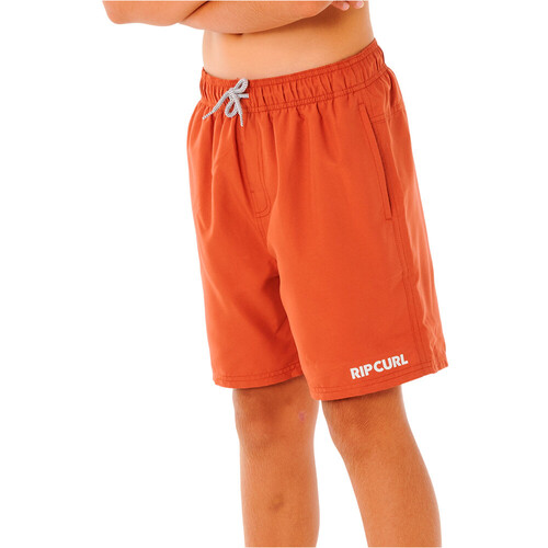 Rip Curl bañador playa niño STREAMLINE OFFSET ROJO
