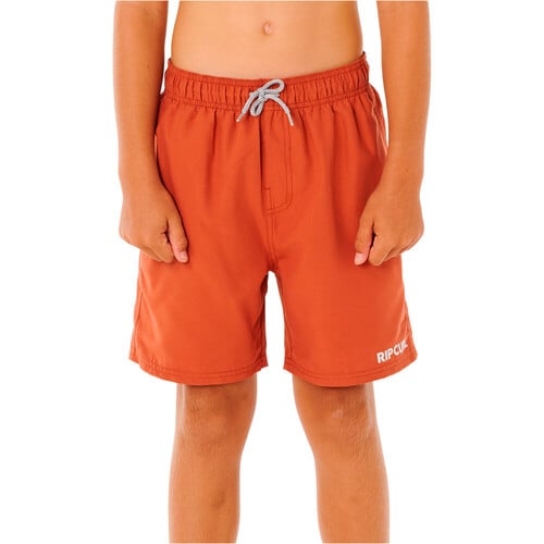 Rip Curl bañador playa niño STREAMLINE OFFSET ROJO