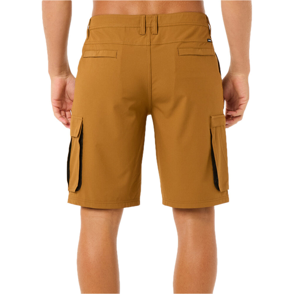 Rip Curl bermudas hombre BOARDWALK CLASSIC SURF AMARILLO vista trasera