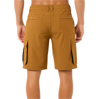 Rip Curl bermudas hombre BOARDWALK CLASSIC SURF AMARILLO vista trasera
