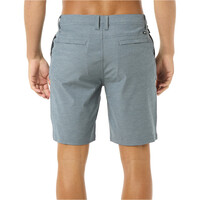 Rip Curl bermudas hombre BOARDWALK PHASE NINETEEN GRIS vista trasera