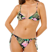 Rip Curl bikinis mujer MOLOKA FIXED TRI SET FRAME NEGRO vista frontal