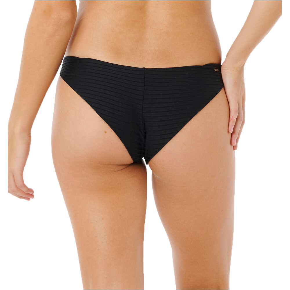 Rip Curl braga bikini PREMIUM SURF GOOD NEGRO vista trasera