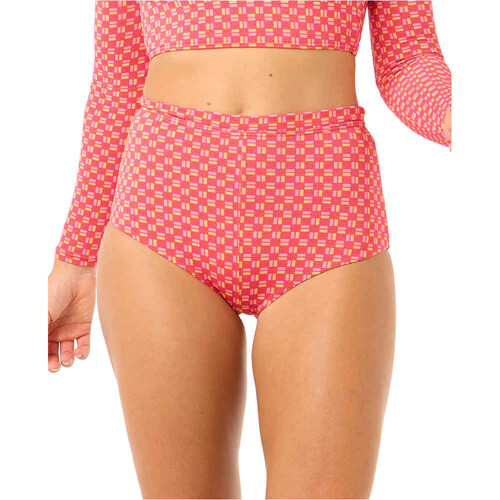 Rip Curl braga bikini SHELL COVE BOY LEG ROJO