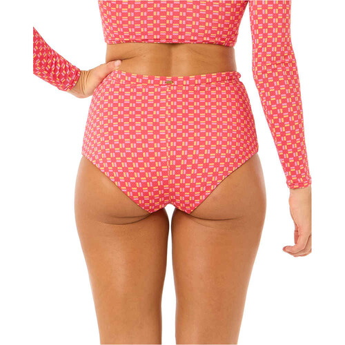 Rip Curl braga bikini SHELL COVE BOY LEG ROJO
