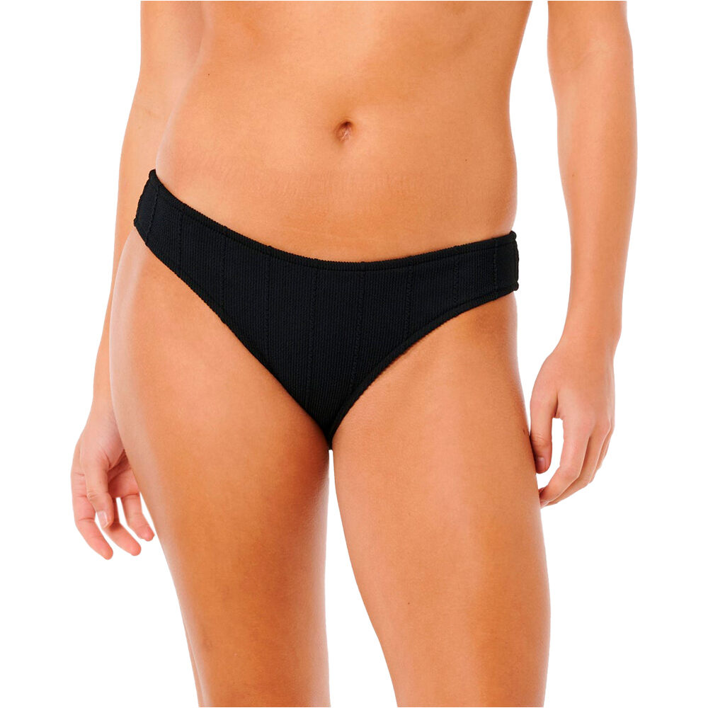 Rip Curl braga bikini VIBE SURF GOOD HIPSTER NEGRO vista frontal