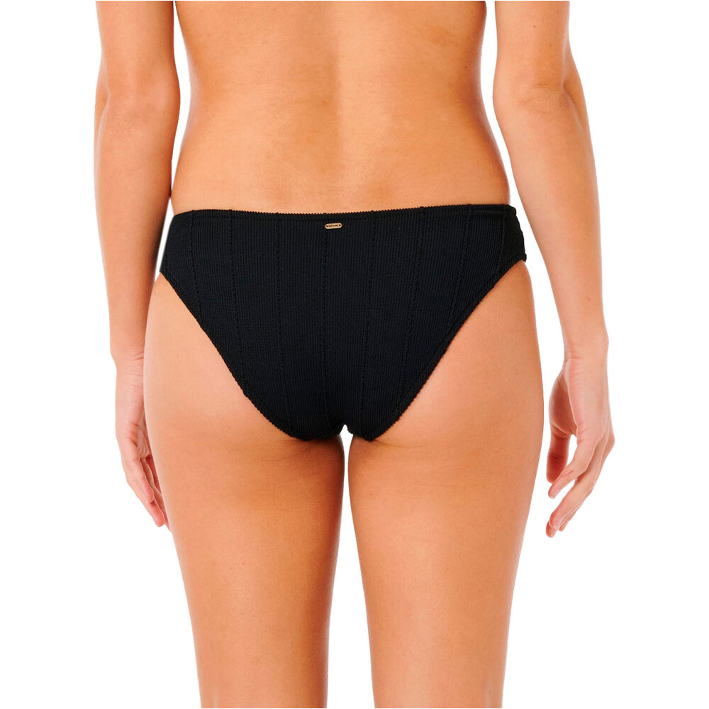 Rip Curl braga bikini VIBE SURF GOOD HIPSTER NEGRO vista trasera