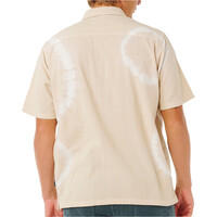 Rip Curl camisa manga corta hombre PACIFIC RINSE BLANCO vista trasera