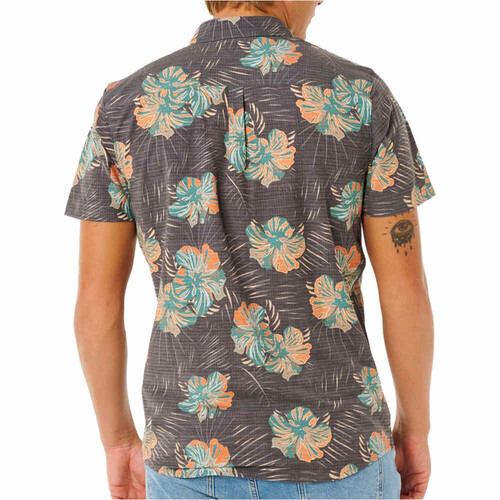 Rip Curl camisa manga corta hombre SESSIONS AEROTECH NEGRO