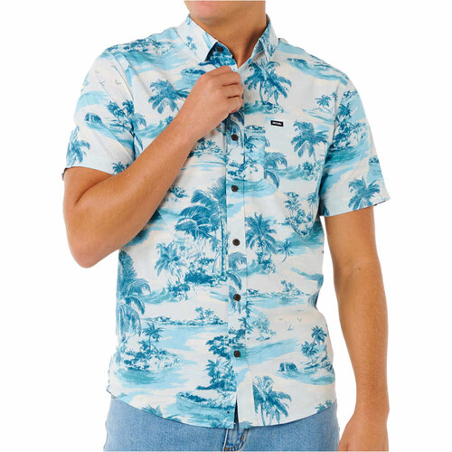 Rip Curl camisa manga corta hombre SESSIONS AZUL